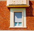 italy venetian blind in europe old architecture and gr Royalty Free Stock Photo