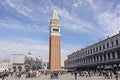 Italy. Venice. Bell Tower of San Marco - St Mark's Campanile