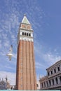 Italy. Venice. Bell Tower of San Marco - St Mark's Campanile