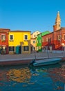 Italy Venice Burano island Royalty Free Stock Photo