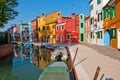 Italy Venice Burano island Royalty Free Stock Photo