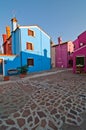 Italy Venice Burano island Royalty Free Stock Photo