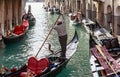 Italy. Venice. Gondolier