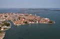 Italy, Venice, Murano Island, aerial view