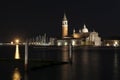 2014-10-05, Italy, Venice, night city view. Grand canal and buildings