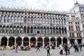 Italy, Venice. Piazza San Marco, St Mark`s Square,The Patriarchal Cathedral Basilica of Saint Mark Royalty Free Stock Photo