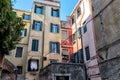 Italy. Venice September 2018. Beautiful traditional secluded Italian street