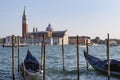 Elements of architecture of houses on the streets of the canals of the city of Venice in Italy.