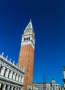 Italy, venice. st. mark's square and campanile Royalty Free Stock Photo