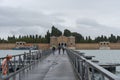 Italy, Venice, St. Michele Island St. Michele cemetery. bridge at the cemetery of St. Michele in Venice Royalty Free Stock Photo