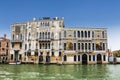 Italy, Venice. View of Palazzo Barbarigo 15th century, building on the right Royalty Free Stock Photo