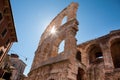 Italy, Verona, ancient amphitheater Royalty Free Stock Photo