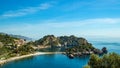 Italy: View of Isola Bella`s island Royalty Free Stock Photo