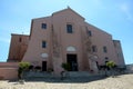 Italy : View of Madonna Del Granato Church, at Capaccio Paestum, May 15,2020