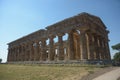 Italy : View of the Temple of Poseidon or Neptune,in Paestum,June 2,2021