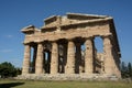 Italy : View of the Temple of Poseidon or Neptune,in Paestum,June 2,2021