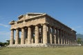 Italy : View of the Temple of Poseidon or Neptune,in Paestum,June 2,2021