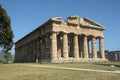 Italy : View of the Temple of Poseidon or Neptune,in Paestum,June 2,2021