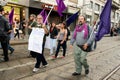 Italy, Violet party protesting politic corruption
