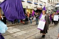 Italy, Violet party protesting politic corruption