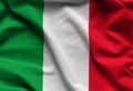 Italy Waving Flag Royalty Free Stock Photo