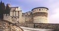 Italy web banner horizontal background lombardy region brescia province local landmarks castle of brescia