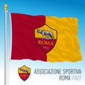 Roma AC flag and team crest