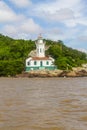 Itapua lighthouse in Guaiba lake