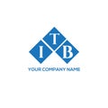 ITB letter logo design on white background. ITB creative initials letter logo concept. ITB letter design