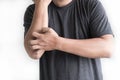 Itchy arms scratching Healthcare And Medicine Health problem Royalty Free Stock Photo