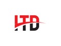 ITD Letter Initial Logo Design Vector Illustration Royalty Free Stock Photo