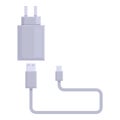 Item handy charger icon cartoon vector. Gadget power Royalty Free Stock Photo