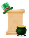 Items and attributes of the national holiday of saint patrick vector illustration