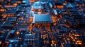 iteration looping processor socket Royalty Free Stock Photo