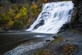 Ithaca Falls - Ithaca, New York Royalty Free Stock Photo