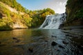 Ithaca falls near Cornell University in the fall. Ithaca falls near Cornell University in the fall Royalty Free Stock Photo