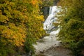 Ithaca falls near Cornell University in the fall. Ithaca falls near Cornell University in the fall Royalty Free Stock Photo