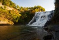 Ithaca falls near Cornell University in the fall. Ithaca falls near Cornell University in the fall Royalty Free Stock Photo