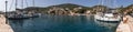 ITHACA island, GREECE-August, 2021. KIONI port in the ITHACA island, Ionian Islands, Greece in summer sunny day.