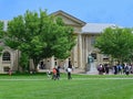 graduating students and their families attending commencement at Cornell University Royalty Free Stock Photo