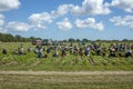 Itinerant workers harvesting crops