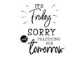 Thursday funny lettering quote