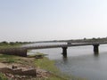 Bridge on Bhima river in India