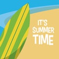 Its summer time design Royalty Free Stock Photo