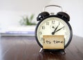 Its time Royalty Free Stock Photo