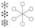 Recursion Net Links Icon Self Composition Royalty Free Stock Photo