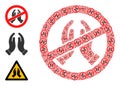 Recursion Stop Praying Hands Icon Itself Composition