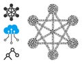 Recursive Network Links Icon Self Composition Royalty Free Stock Photo