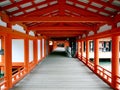 Itsukoshima Shrine in Miyajima, Japan Royalty Free Stock Photo