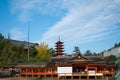 Itsukushima Shinto Shrine complex in Miyajima Island